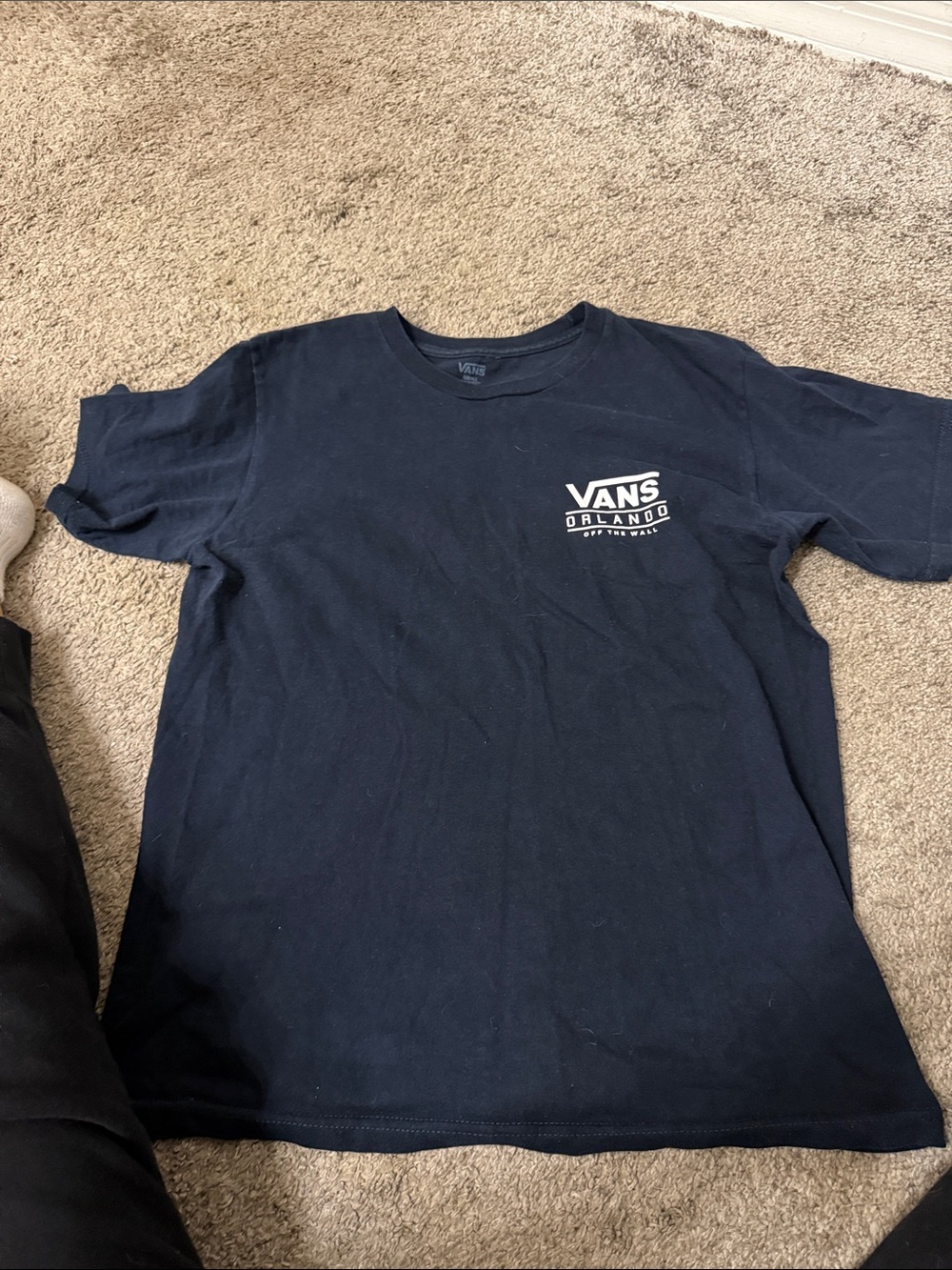 Vans Navy Orlando Logo Short Sleeve Tee